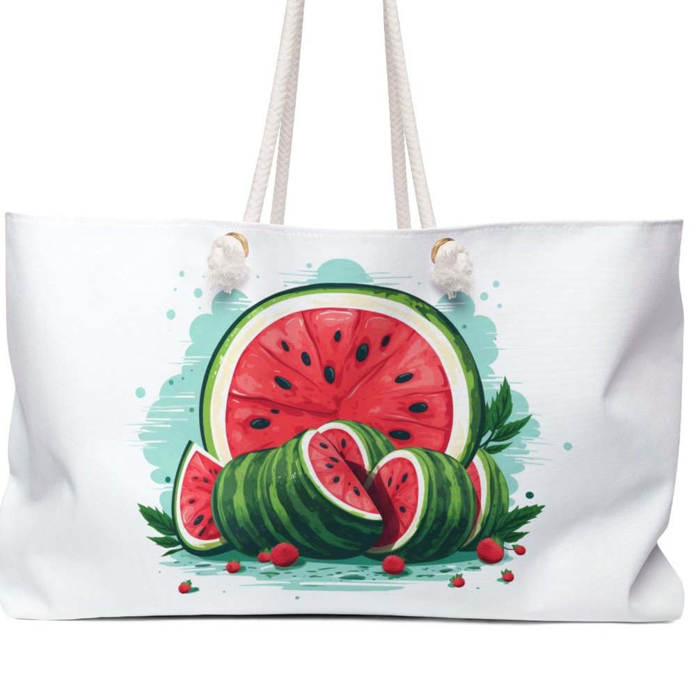 Watermelon Palestine Support Oversized Tote Bag Free Gaza I Stand with Palestine